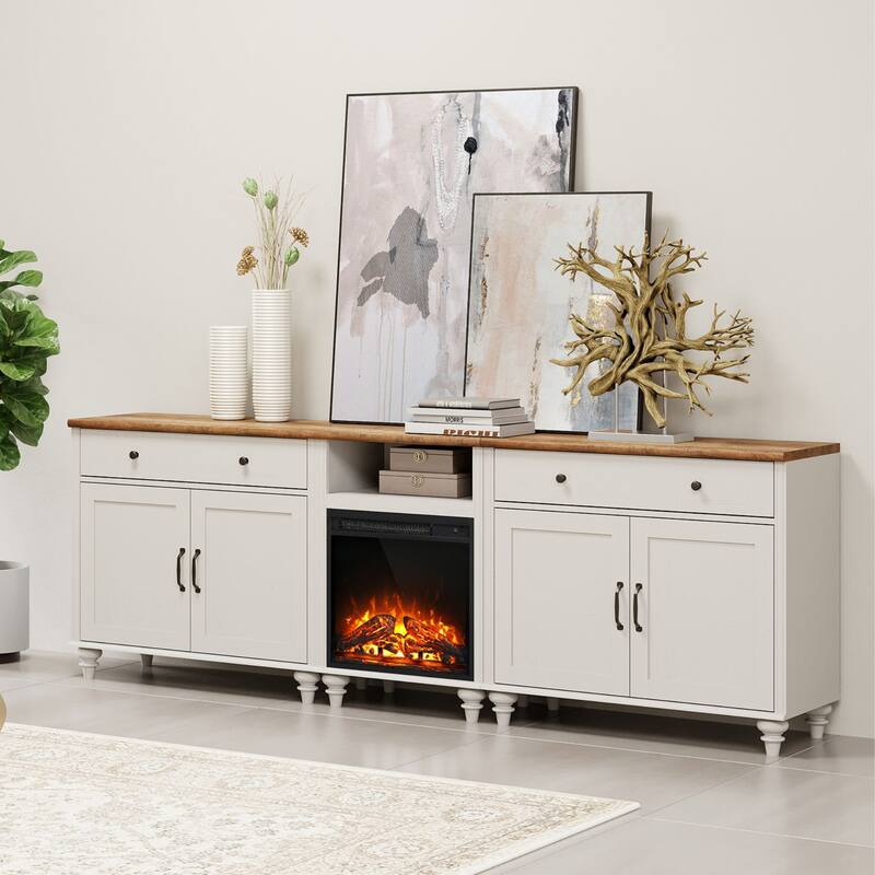 18" Electric Fireplace Insert Freestanding Heater