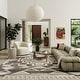 preview thumbnail 1 of 6, Gatsby Southwestern Tasseled Area Rug 10' x 13' - Brown