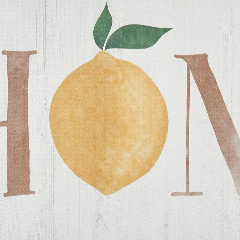 SoHome Cozy Living Home Lemon Anti-Fatigue Kitchen Mat, Off White/Yellow
