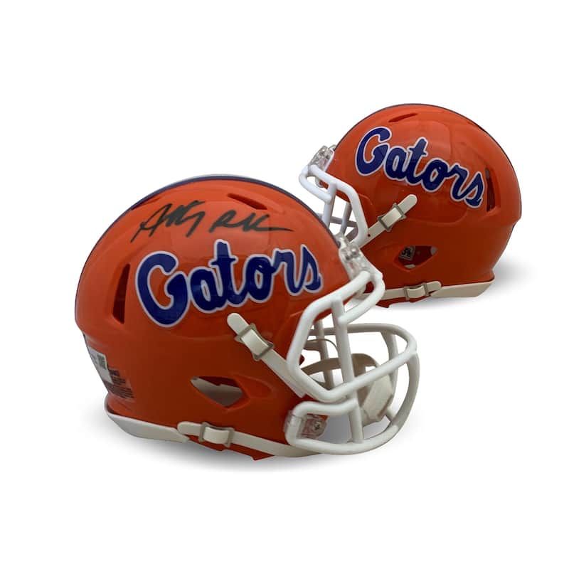 Anthony Richardson Autographed Florida Gators Signed Football Mini Helmet Fanatics Authentic COA - 8'6" x 11'6"