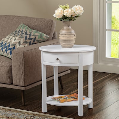 Convenience Concepts Classic Accents Cypress 1 Drawer End Table with Shelf