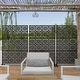 preview thumbnail 54 of 166, Outdoor Privacy Screen with Stand for Patio Garden Metal Fence