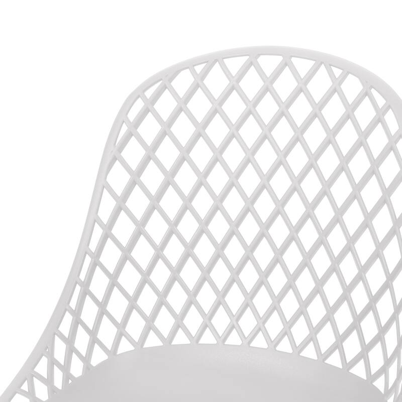 Lily Outdoor Modern Dining Outdoor Modern Dining Chair (Set of 2) by Christopher Knight Home - 18.00" W x 21.50" L x 33.20" H