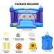 preview thumbnail 7 of 6, 15.3'x 12' Large Bounce House 840D Oxford Inflatable Bouncers for 6 Kids with Blower & Slide - 15.3'x 12'