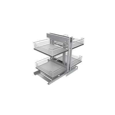 Blind Corner Cabinet Organizer Silver - N/A