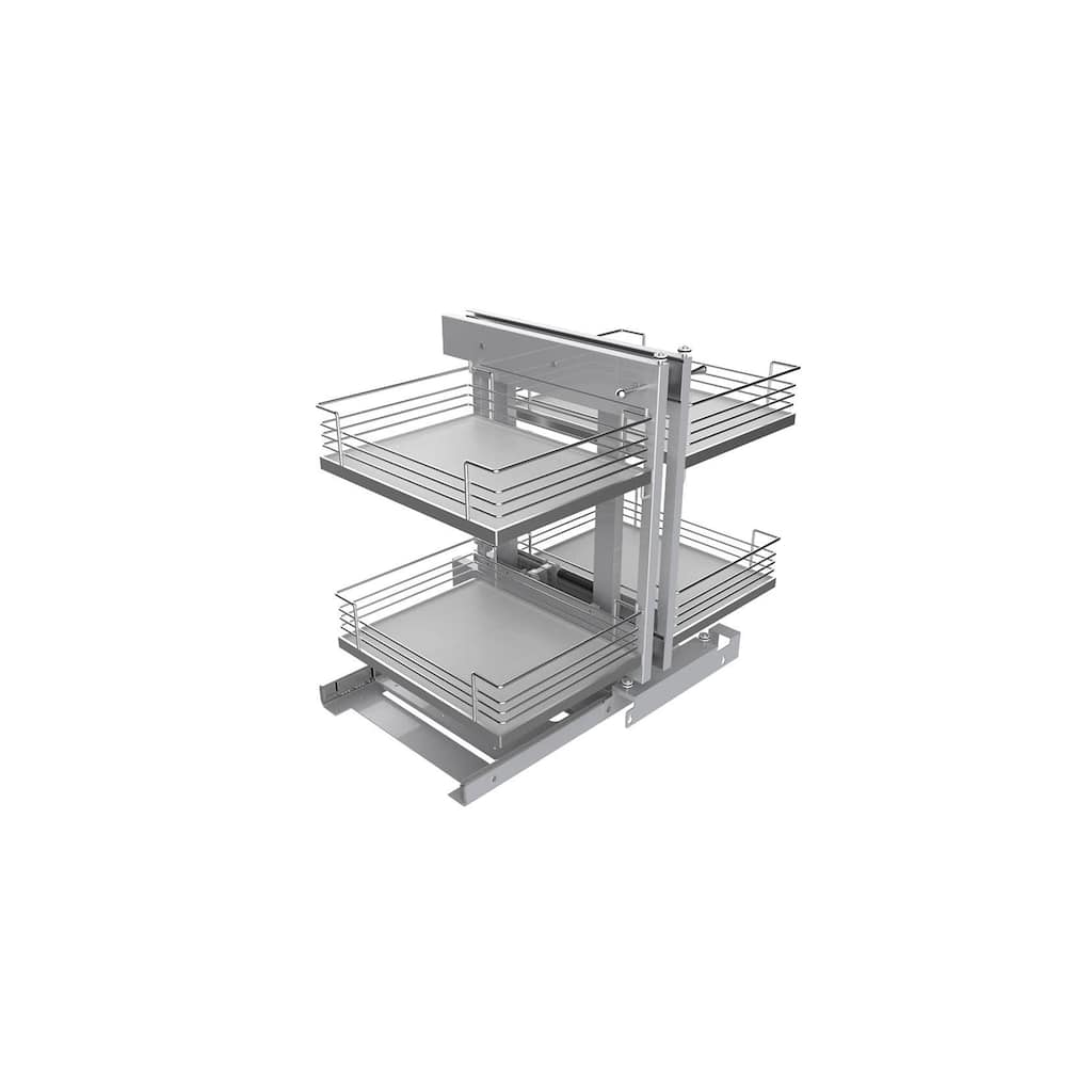 Blind Corner Cabinet Organizer Silver - N/A