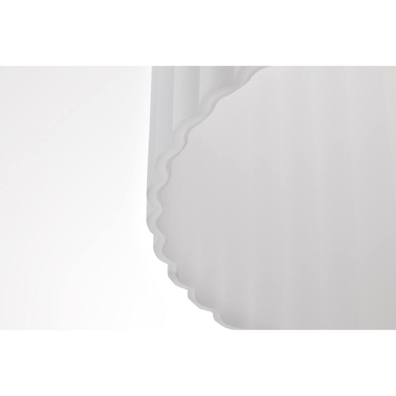 Solara Pendant Natural Brass Finish Frosted Ribbed Glass - Natural Brass