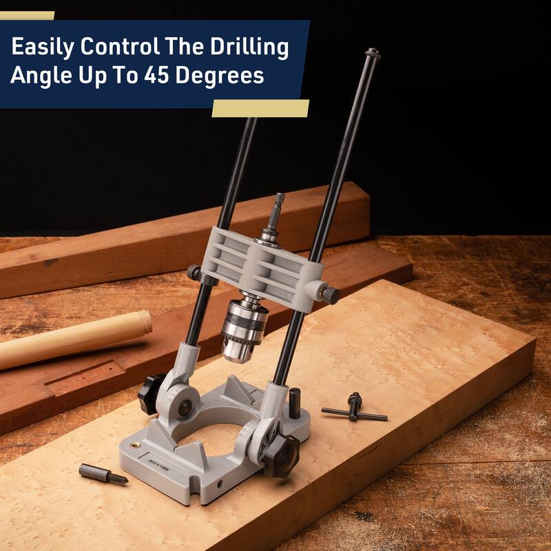 Kings County Tools Portable Drill Guide Jig with 3/8in Shaft and Chuck