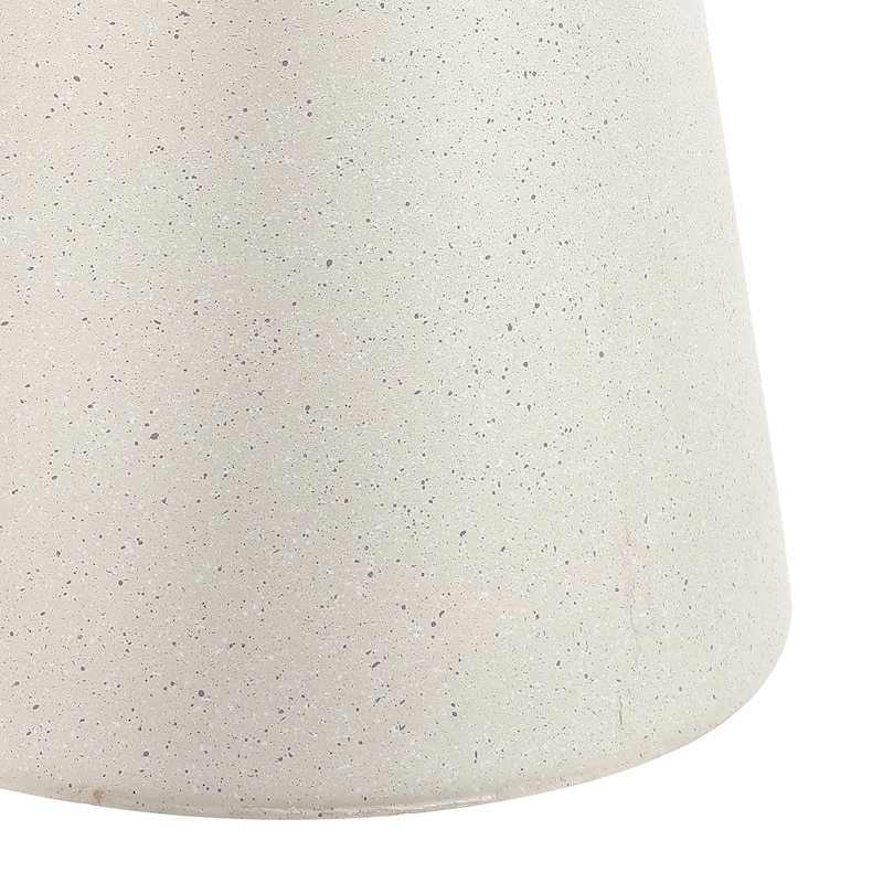 Brady 18" Minimalist Modern Drum Accent Table Pedestal, by JONATHAN Y