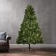preview thumbnail 10 of 18, 7-foot Fraser Fir Pre-Lit String Light or Unlit Hinged Artificial Christmas Tree by Christopher Knight Home
