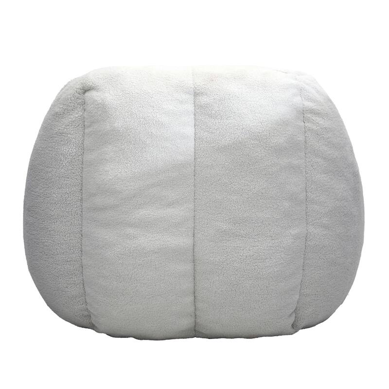 Fluffy and Lazy Teddy Fabric BeanBag Chairs with Memory Foam