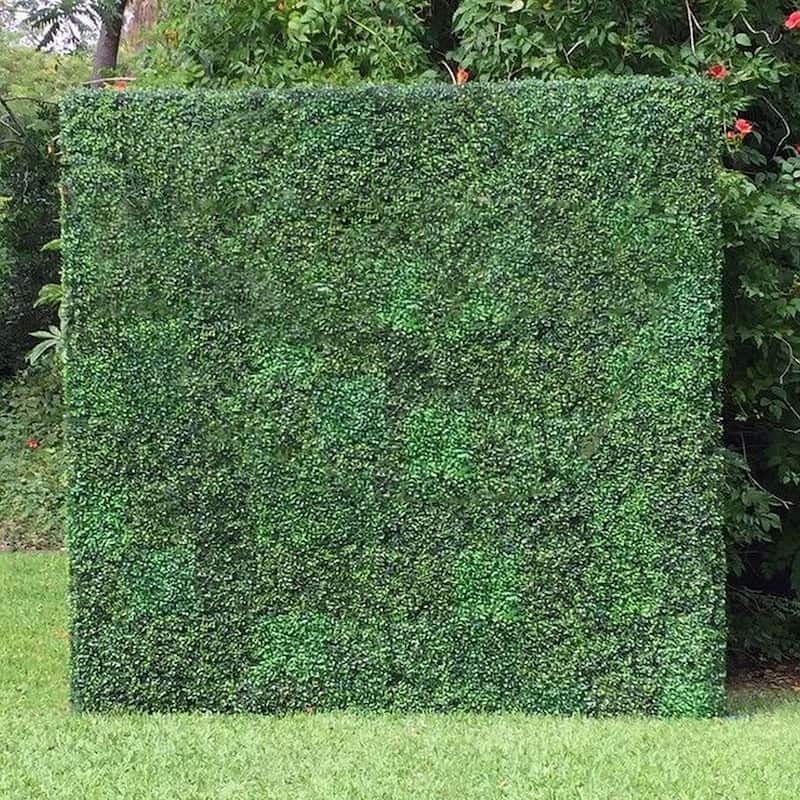 20-inch Artificial Boxwood Hedge Greenery Panels