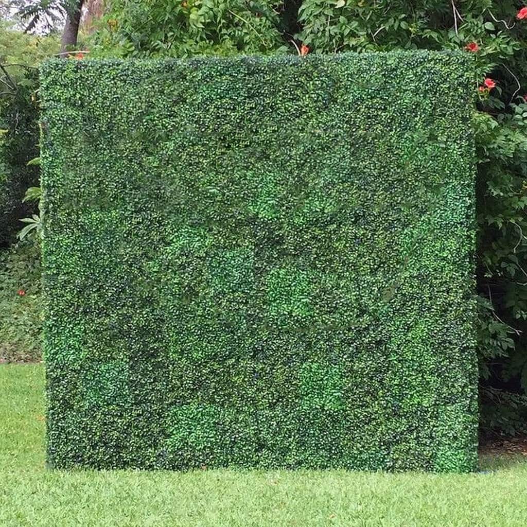 20-inch Artificial Boxwood Hedge Greenery Panels