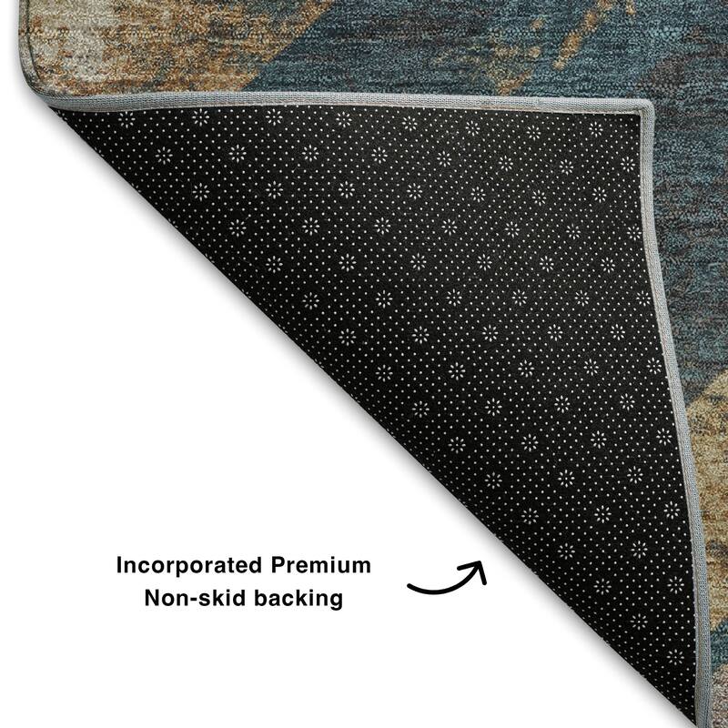 Premium Washable Super Soft Modern Global Mayfield Rug