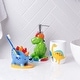 preview thumbnail 2 of 3, Surfin' Dino 3 Piece Bathroom Accessory Set - Multi Color - 3 piece set