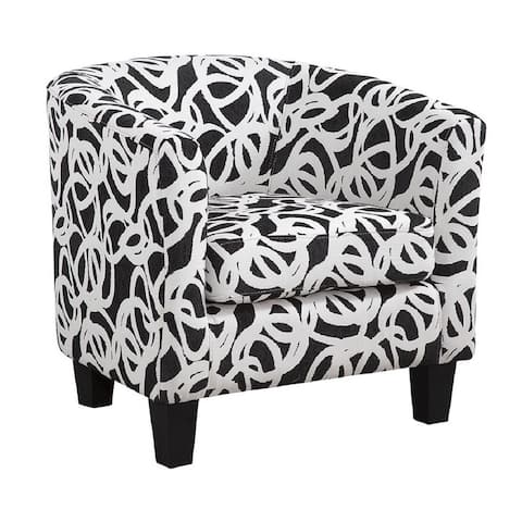 Grafton Home Enzo Upholstered Accent Barrel Chair