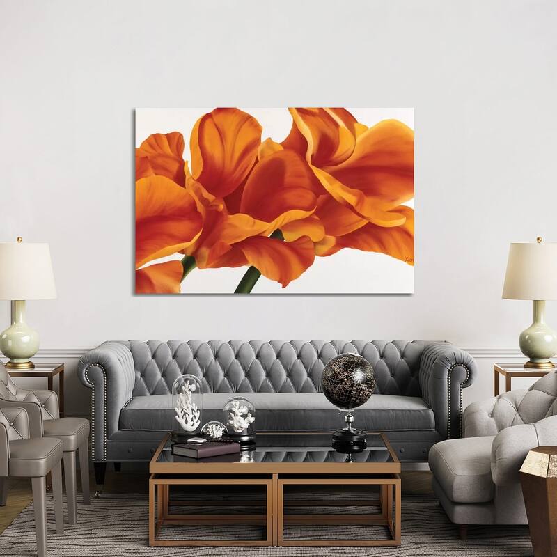 iCanvas "Fancy Flower II" by Yvonne Poelstra-Holzhaus Canvas Print