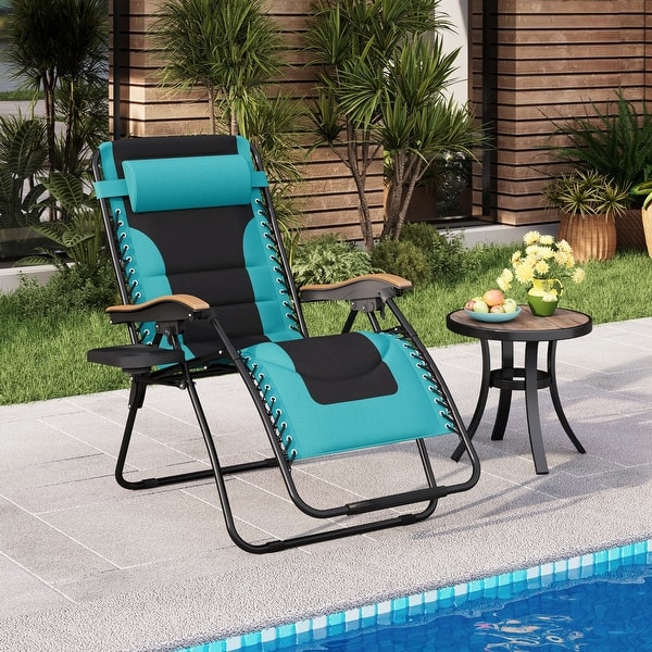 Patio Recliner Zero Gravity Xl Lounger Lawn Chair Zero Gravity