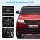 preview thumbnail 2 of 5, Ride On Car Licensed Land Rover w/Remote Control Dark Red - Dark Red