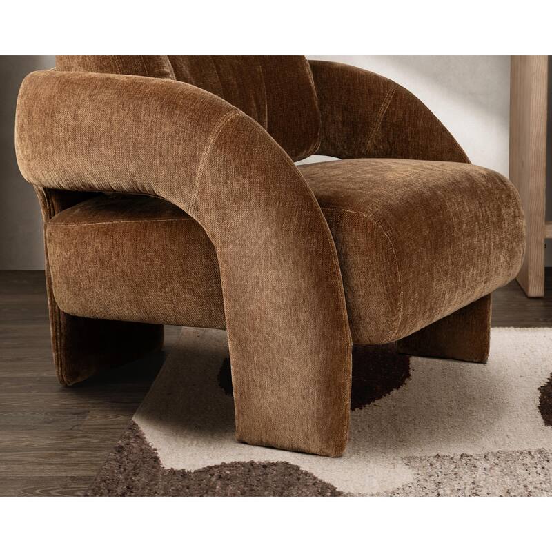 Classic Home Salino Upholstered Fabric Lounge Accent Chair