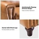 preview thumbnail 27 of 67, HULALA HOME Cigar Mid-century Modern Genuine Leather Recliner with Solid Wood Legs and Nailhead Trim