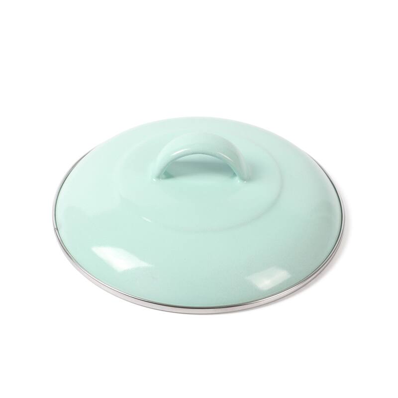 Martha Stewart 2 pack Mini Enamel On Steel Dutch Oven Set - Martha Blue