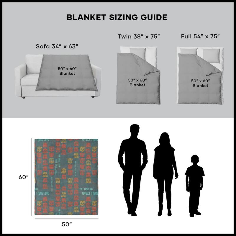 Hasbro Transformers Silk Touch Throw Blanket