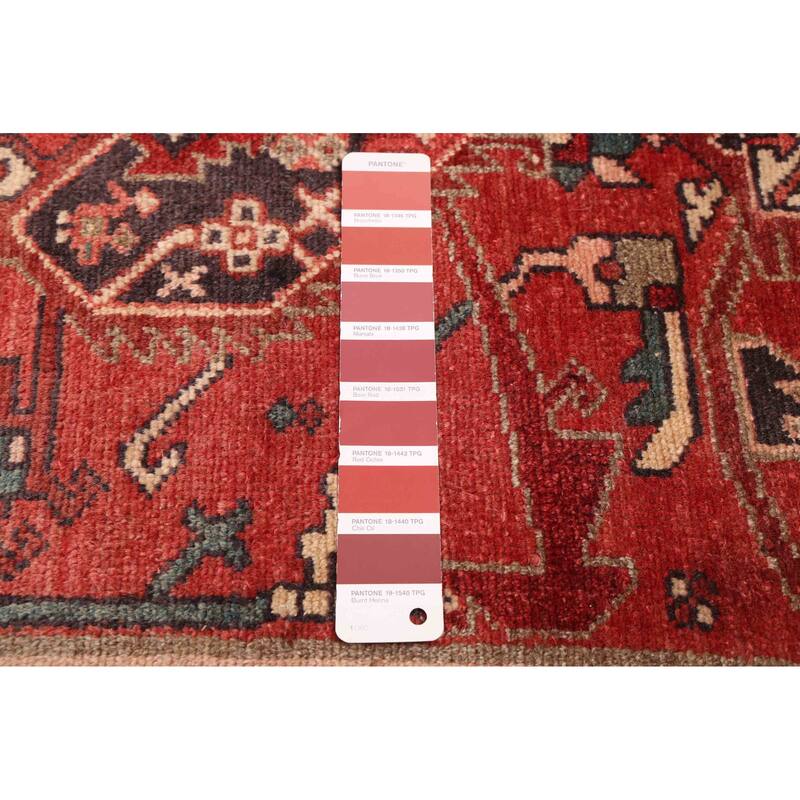 ECARPETGALLERY Hand-knotted Andelz Dark Copper Wool Rug - 3'2 x 9'7