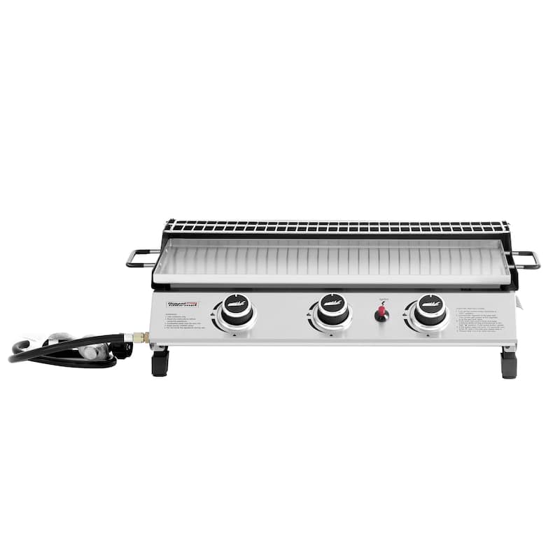 Royal Gourmet 24-Inch Portable Gas Griddle ,Silver