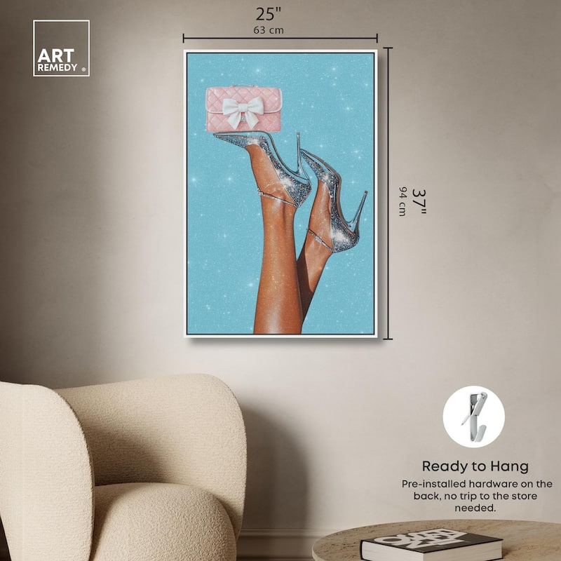 Clutch Purse on Display Canvas by Art Remedy
