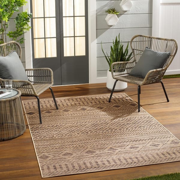 slide 2 of 7, Dena Recycled Transitional Moroccan Washable Area Rug Natural/Grey - 3' x 5'