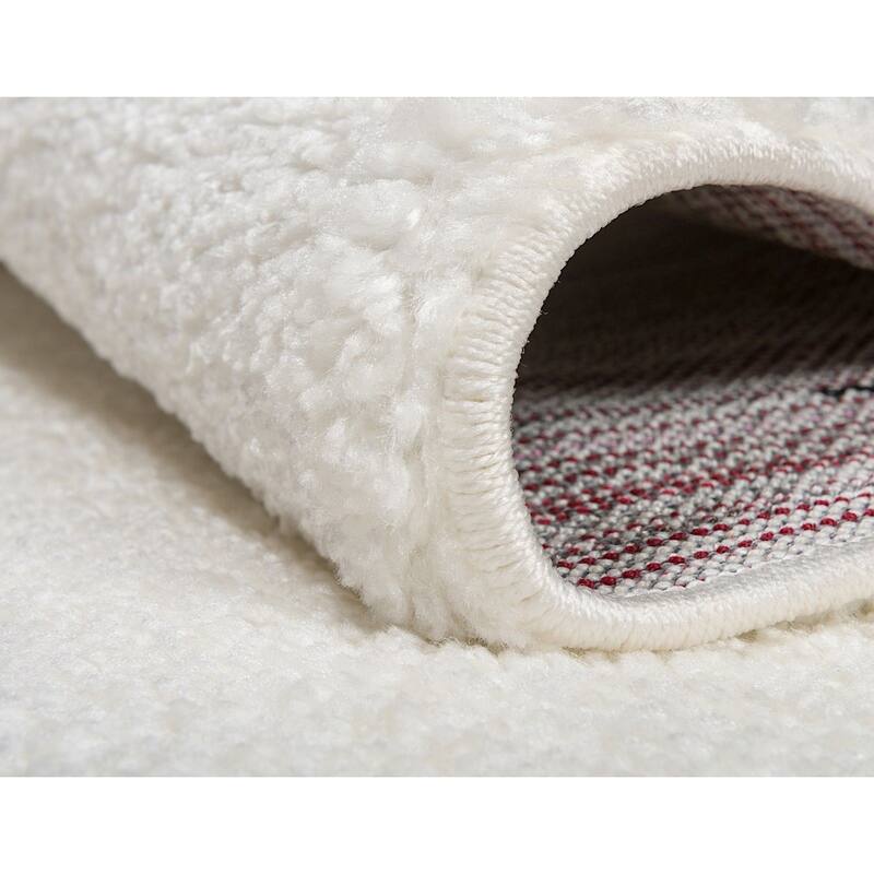 Solid/Striped Zoit Collection Area Rug