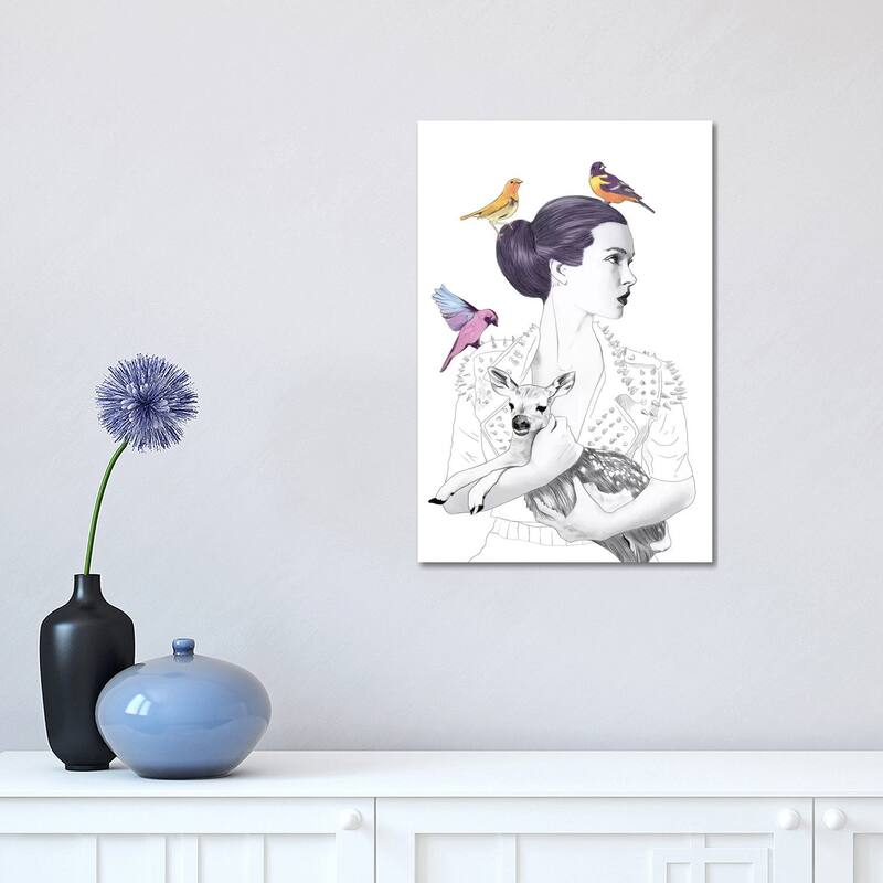 iCanvas "Princess Pike" by Jenny Rome Canvas Print - 18x12x1.5