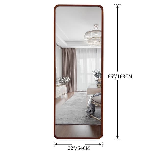 MidCentury Modern Full Length Mirror Freestanding Floor Mirror