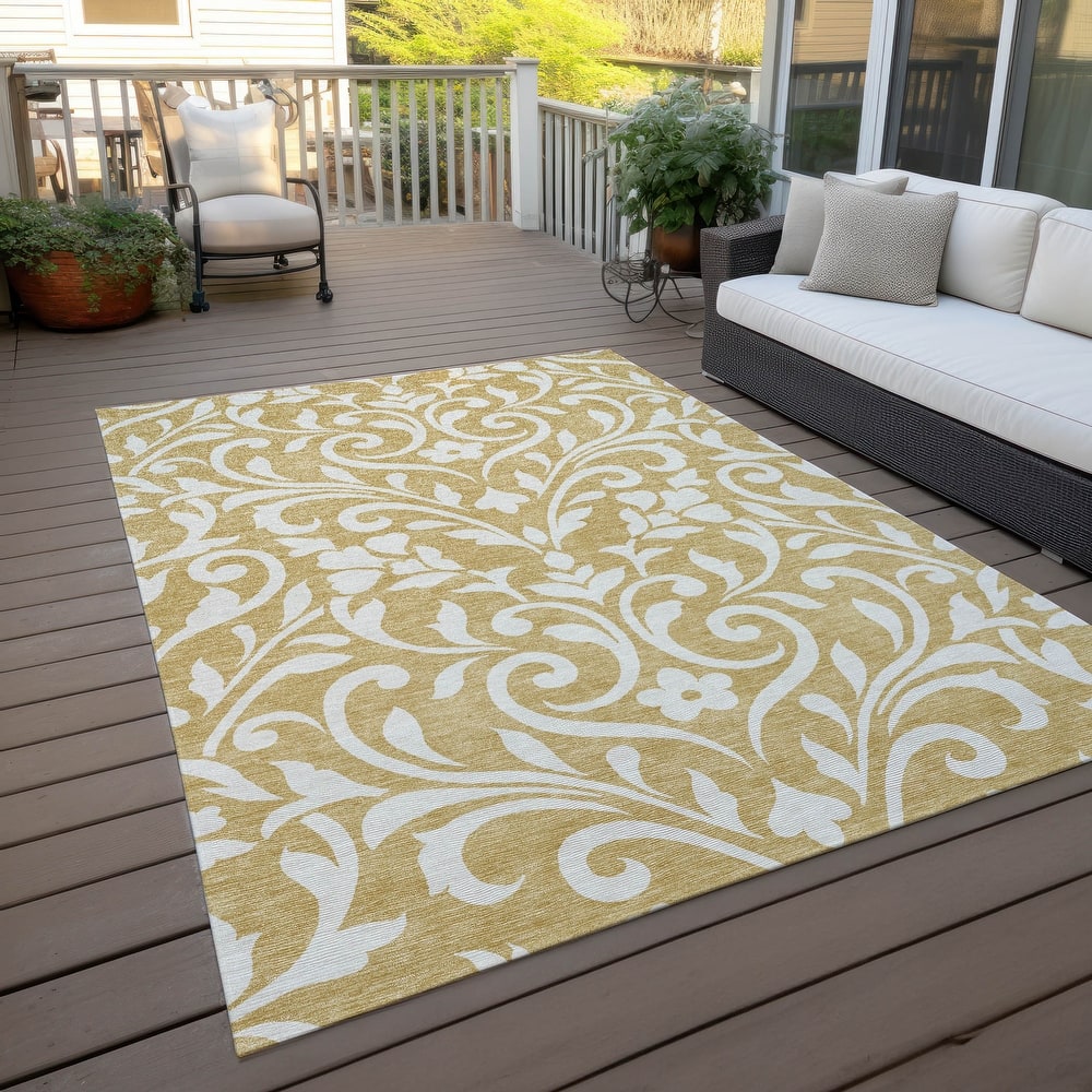 Machine Washable Indoor/ Outdoor Chantille Traditional Rug
