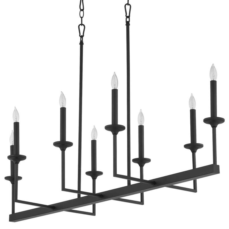 Quorum International 6505-8 Eldorado 8 Light 48" Wide Taper Candle