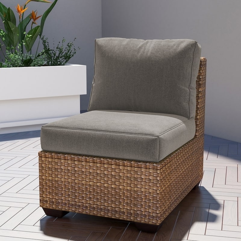 Sunbrella Outdoor Cushions, Outdoor Deep Seat Cushions Set for Chairs - 23" W x 24.5" D