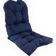 preview thumbnail 2 of 96, Outdoor Adirondack-style Patio Chair Cushion Navy