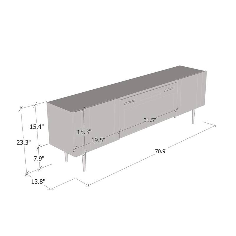 Nile WH-EF Fireplace TV Stand