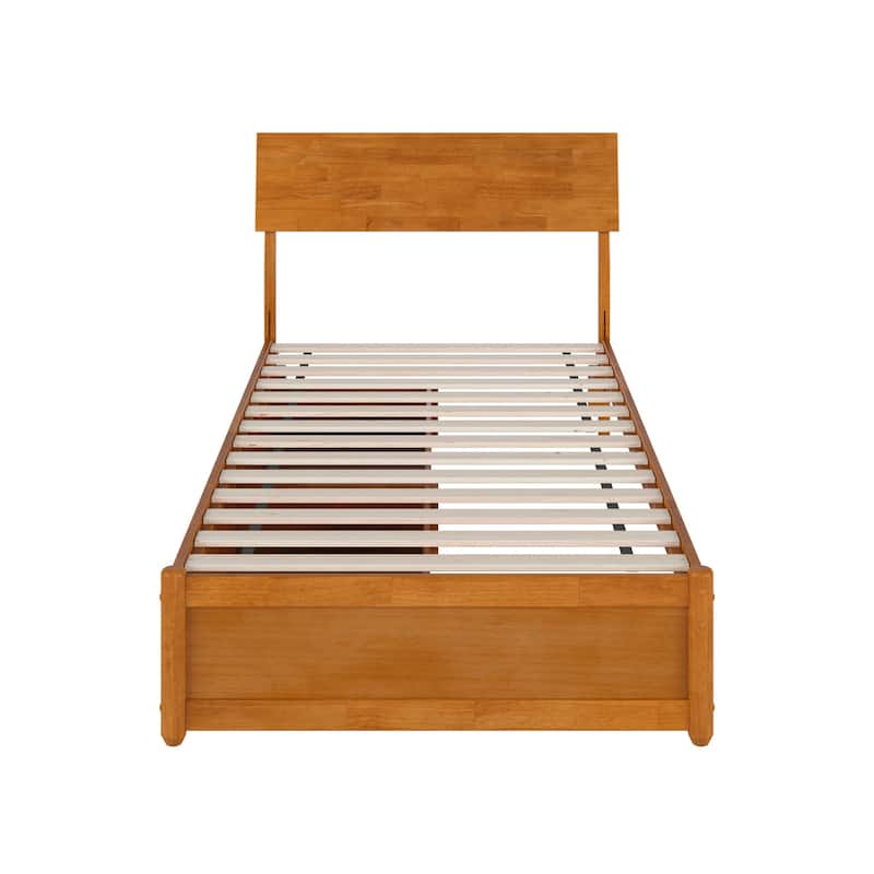 Norla Wood Platform Bed with Storage Drawers