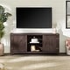 preview thumbnail 54 of 98, Middlebrook Firebranch 58-inch Barn Door TV Stand Sable Grey