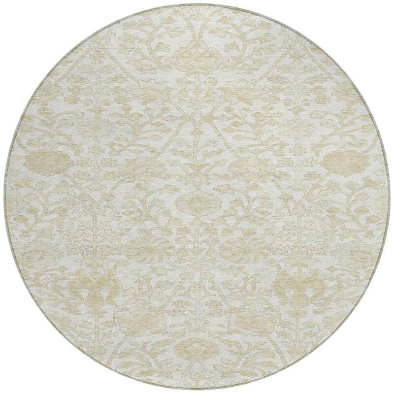HomeRoots Floral Traditional Rectangle Outdoor Rug