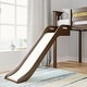 preview thumbnail 27 of 38, Max and Lily Classic Twin-Size Low Loft with Easy Slide