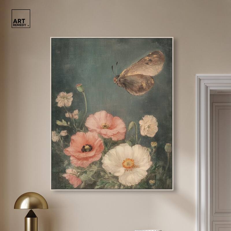 Shadowed Flutter II Canvas by Art Remedy