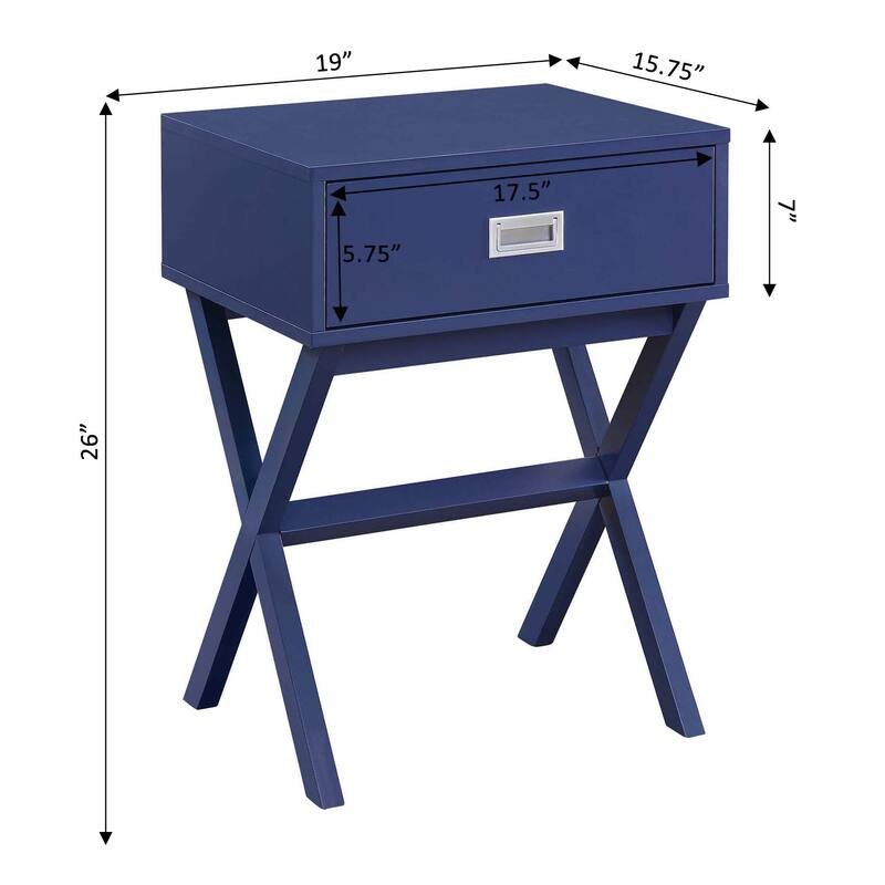 Convenience Concepts Designs2Go Landon 1 Drawer End Table