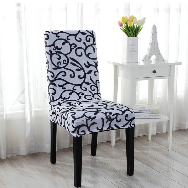 Shop 6pcs Elastic Short Decorative Slipcovers Chair Covers For