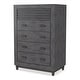 preview thumbnail 5 of 5, Furniture of America Faye Modern Charcoal Brown Rubberwood 5-Drawer Chest