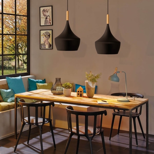 Black kitchen lamp shade best sale