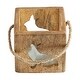preview thumbnail 4 of 4, Bunny Hop Wooden Bunny Cutout Box w/ Twine 4.75x5x5