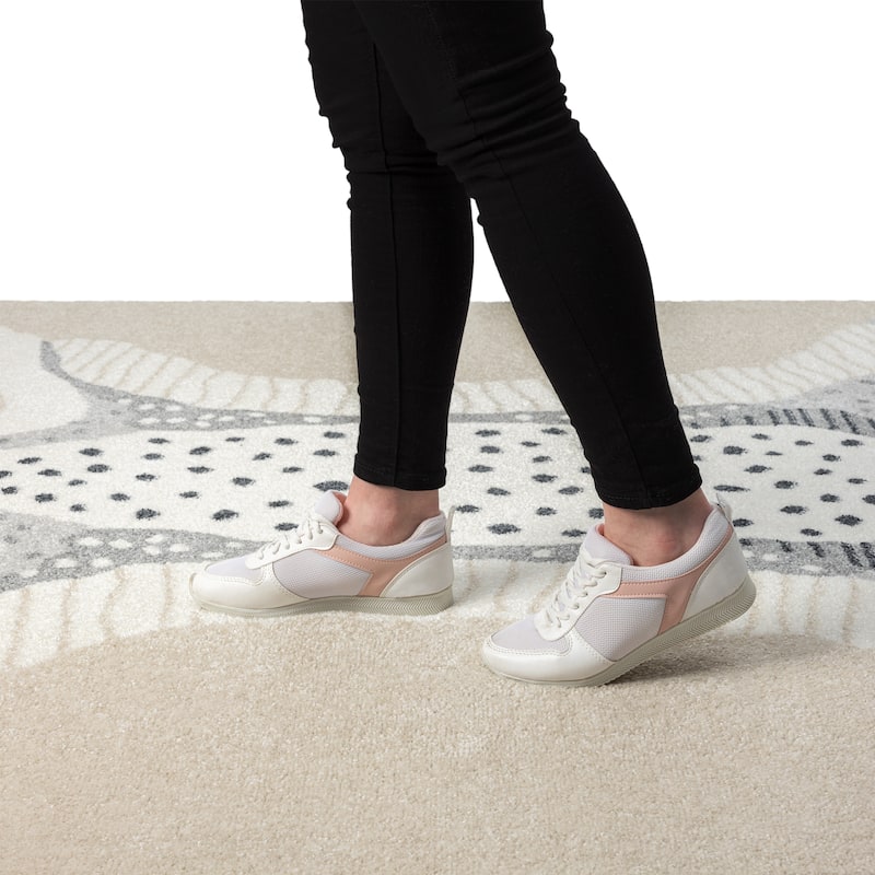 Abani Rugs Nuevo NUE250A Modern Faux Hide Area Rug